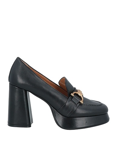 ROBERTO FESTA Loafers Black 100% Soft Leather