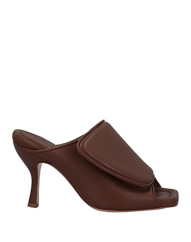 GIA BORGHINI Sandals Brown Soft Leather
