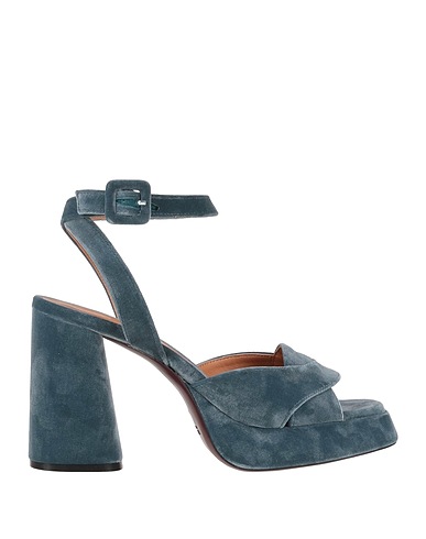ROBERTO FESTA Sandals Pastel blue Textile fibres
