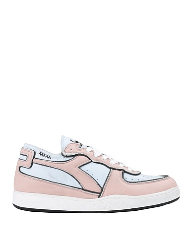 DIADORA HERITAGE Sneakers MI BASKET ROW CUT FRAME
 Pink 100% Soft Leather