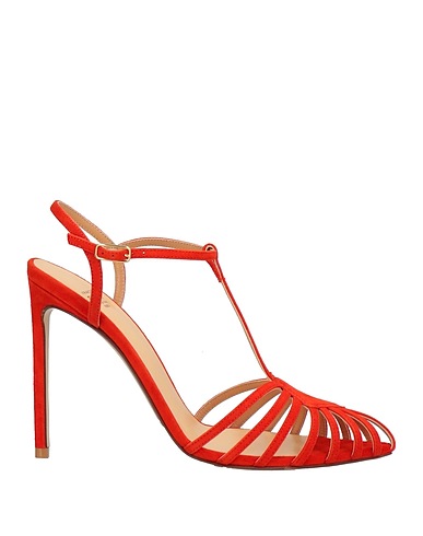 FRANCESCO RUSSO Sandals Rust Leather