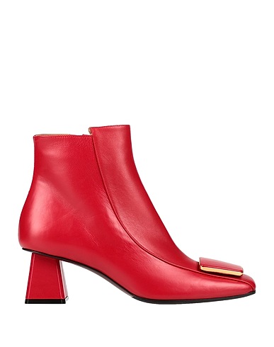 ROBERTO FESTA Stivaletti Rosso 100% Pelle