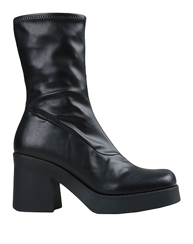 STEVE MADDEN Ankle boot Black Textile fibres
