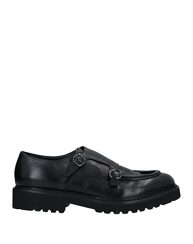 DOUCAL'S Loafers Black Leather