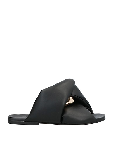 JW ANDERSON Sandals Black Soft Leather