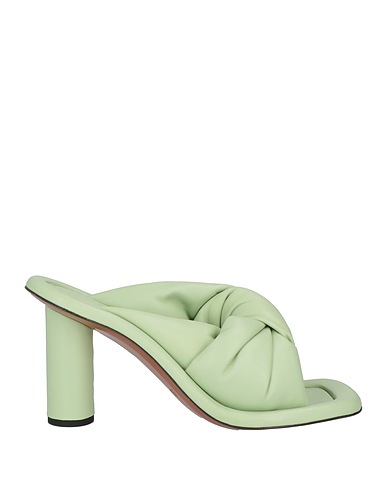 AMBUSH Sandals Light green Soft Leather