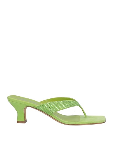 PARIS TEXAS Flip flops Green Leather