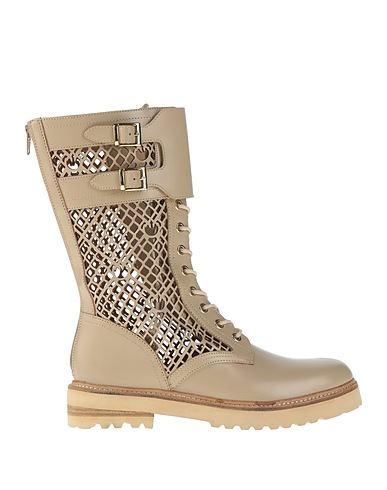 PINKO Ankle boot Beige Soft Leather