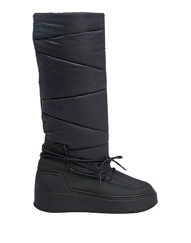 8 by YOOX Boots NYLON PADDED SKI TALL BOOTS
 Black 88% Polyamide, 12% Polyurethane