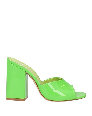 PARIS TEXAS Sandals Lime green Soft Leather