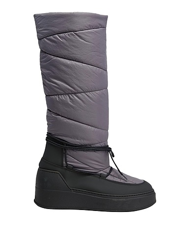 8 by YOOX Boots NYLON PADDED SKI TALL BOOTS Grey 88% Polyamide, 12% Polyurethane