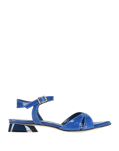 BRUGLIA Sandals Blue Soft Leather