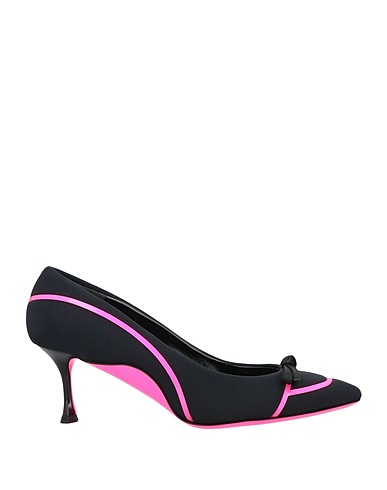 N°21 Pump Black Textile fibers