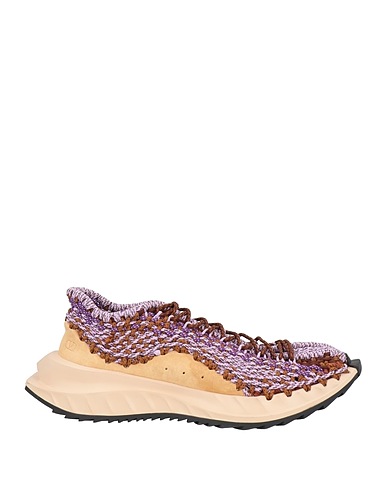 VALENTINO GARAVANI Sneakers Beige Pelle, Fibre tessili