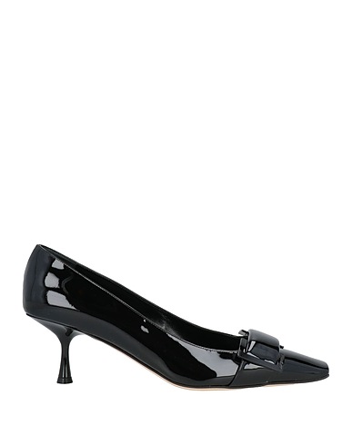 SERGIO ROSSI Court Black Leather