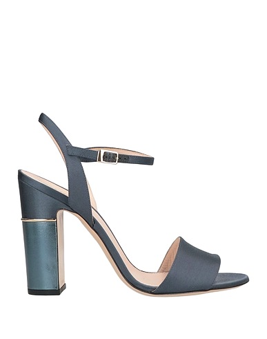 POLLINI Sandals Lead Textile fibers
