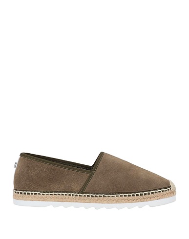 POLLINI Espadrillas Verde militare Pelle