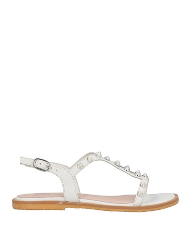 OCA-LOCA Sandali Bianco Pelle