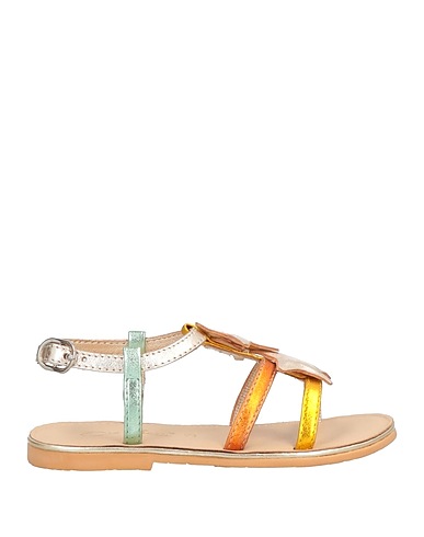 OCA-LOCA Sandals Yellow Soft Leather