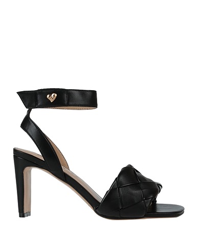 TUA BY BRACCIALINI Sandals Black Textile fibres