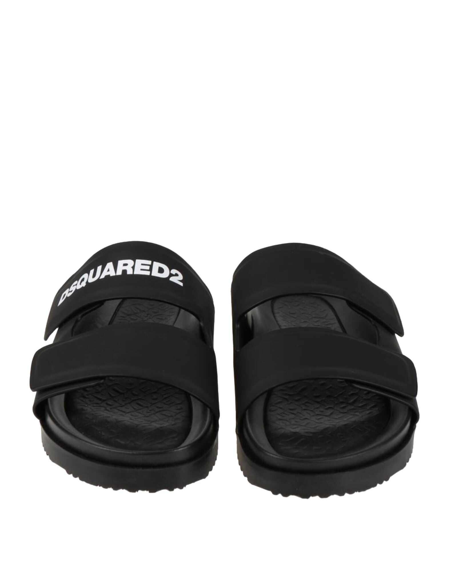 DSQUARED2 ブラック ウェッジサンダル YOOX Online Fashion Design Shopping