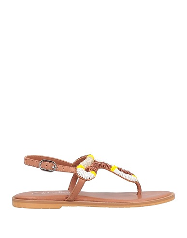 OCA-LOCA Tongs Camel Cuir