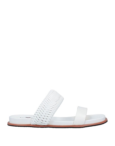 TUA BY BRACCIALINI Sandali Bianco Fibre tessili
