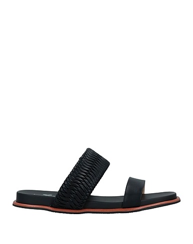 TUA BY BRACCIALINI Sandali Nero Fibre tessili