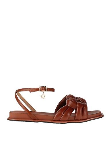TUA BY BRACCIALINI Sandals Brown Textile fibres