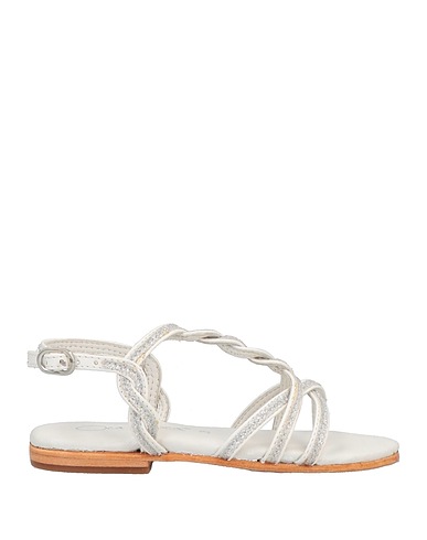 OCA-LOCA Sandals Silver Textile fibres
