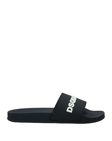 DSQUARED2 Pantoufles et chaussons NERO Caoutchouc