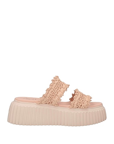 AGL Sandals Light pink Textile fibers