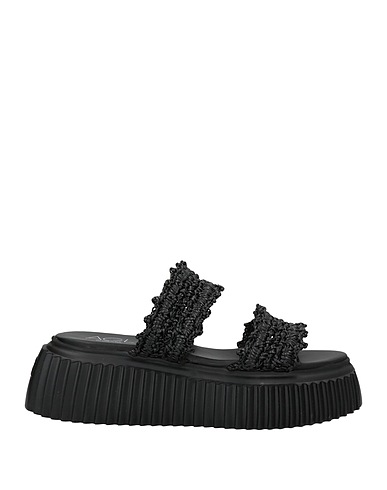 AGL Sandals Black Textile fibers