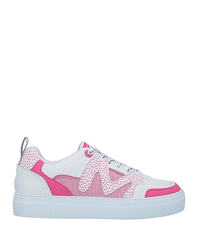 MANILA GRACE Sneakers Fuchsia Soft Leather, Textile fibres