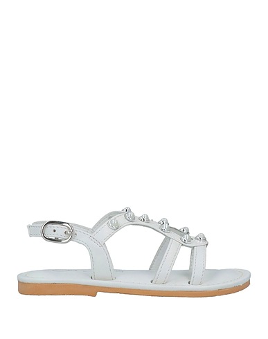 OCA-LOCA Sandals White Soft Leather