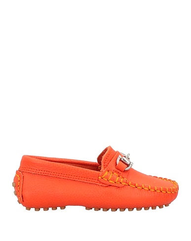 OCA-LOCA Loafers Orange Soft Leather