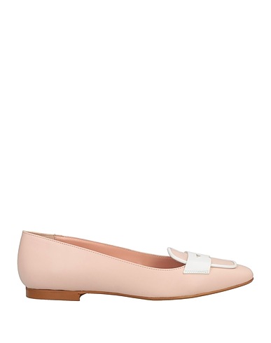 POLLINI Loafers Light pink Soft Leather