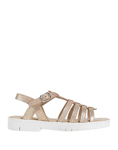 OCA-LOCA Sandals Gold Soft Leather