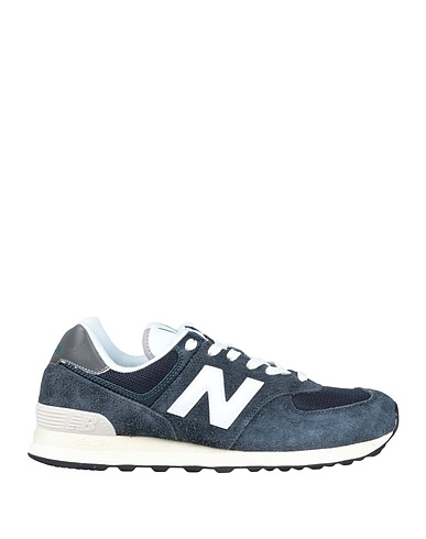 NEW BALANCE Sneakers Black Soft Leather, Synthetic fibers