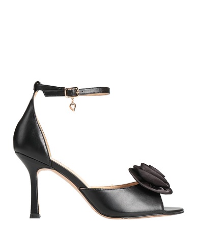 TUA BY BRACCIALINI Sandali Nero Fibre tessili