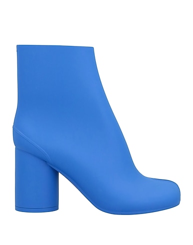 MAISON MARGIELA Ankle boot Blue PVC - Polyvinyl chloride