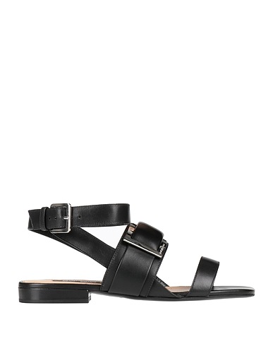 SERGIO ROSSI Sandals Black Soft Leather