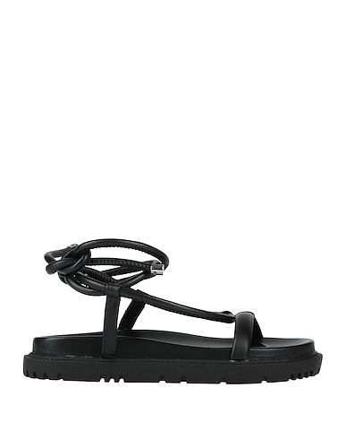 AREZZO Sandalen Schwarz Gewebefasern