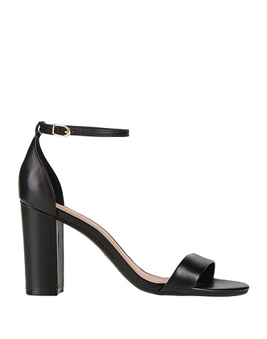 AREZZO Sandals Black Goat skin