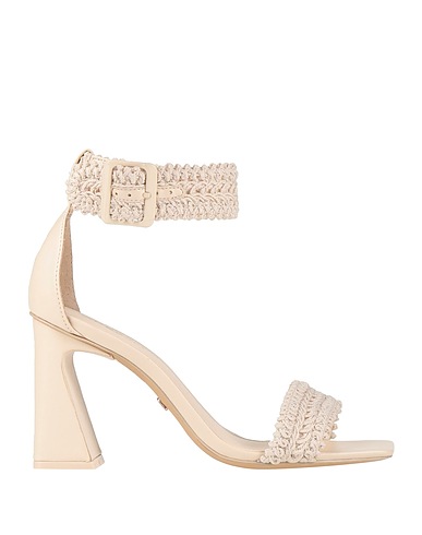AREZZO Sandals Ivory Textile fibres