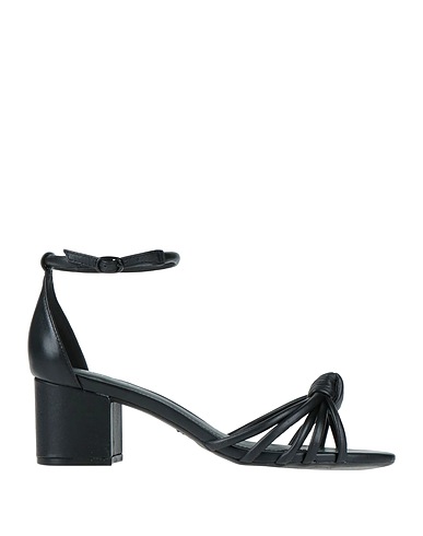 AREZZO Sandals Black Soft Leather