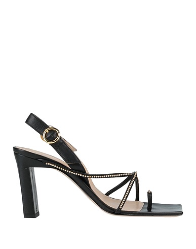 WANDLER Infradito Nero Pelle