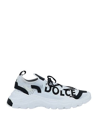 DOLCE&GABBANA Sneakers White 62% Polyester, 38% Calfskin