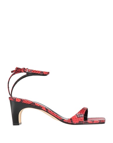 SERGIO ROSSI Sandals GRAZIE SERGIO Red Soft Leather