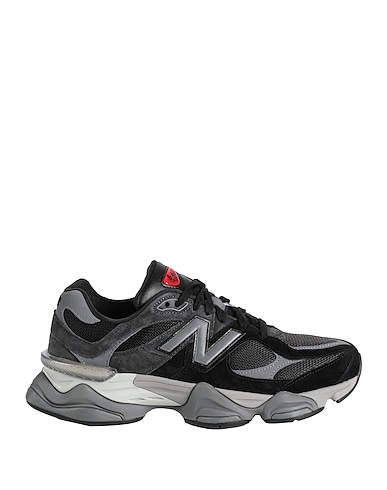 NEW BALANCE Sneakers 9060
 Black Soft Leather, Textile fibers